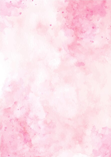 Soft pink abstract background with watercolor