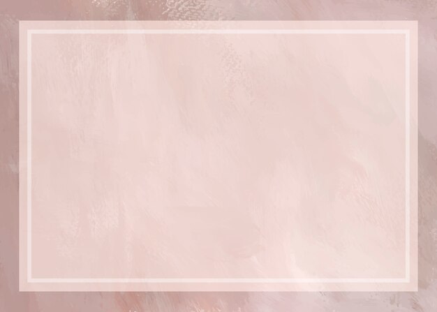 Soft pink painted frame background