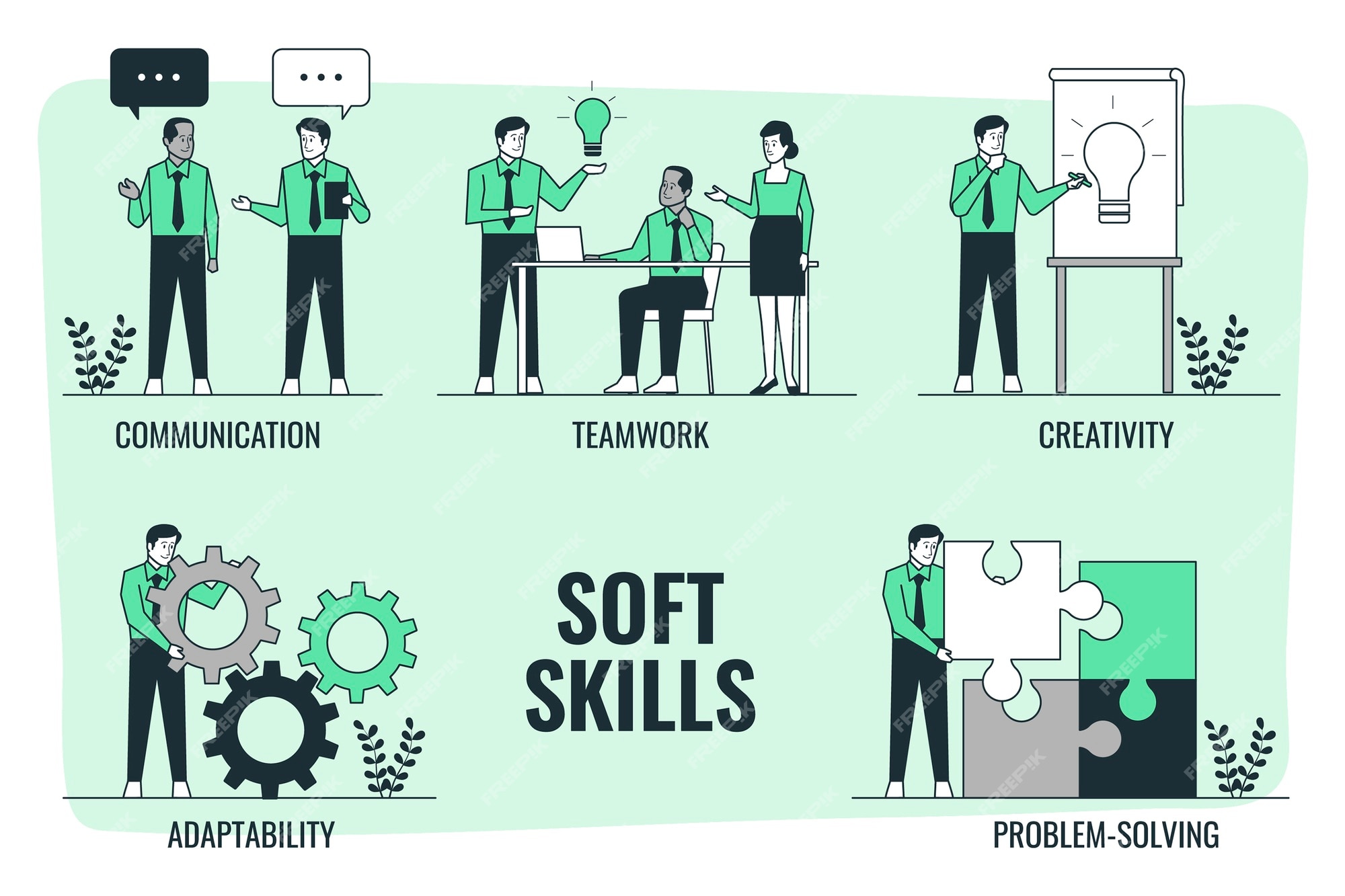 Soft skills Vectors & Illustrations for Free Download | Freepik