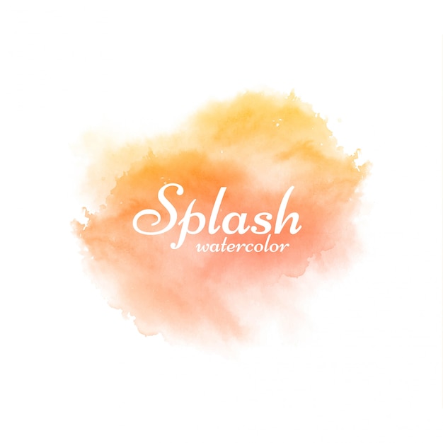 Soft watercolor splash decorative design background
