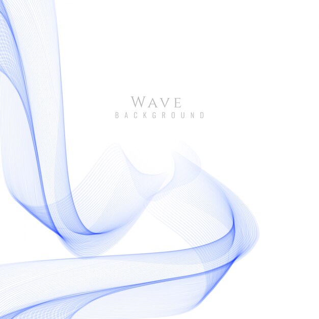 Soft wavy background design