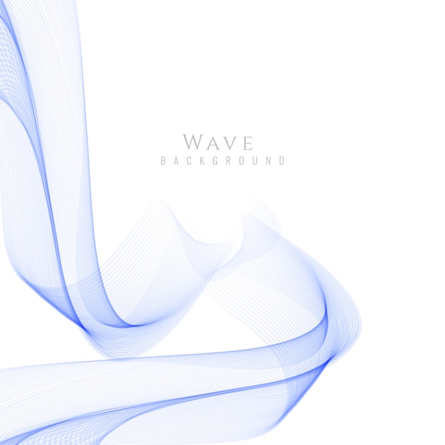 Soft wavy background design