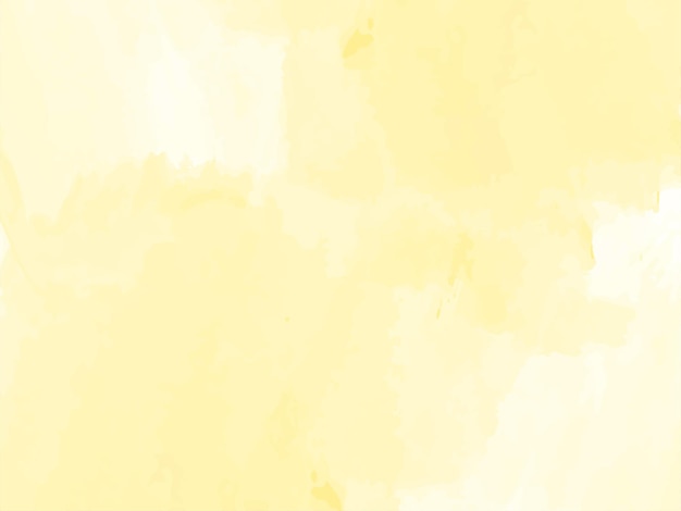 Бесплатное векторное изображение Мягкая желтая акварель простая текстура фона вектор