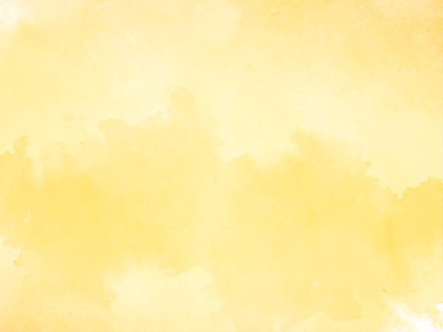 Soft yellow watercolor texture background