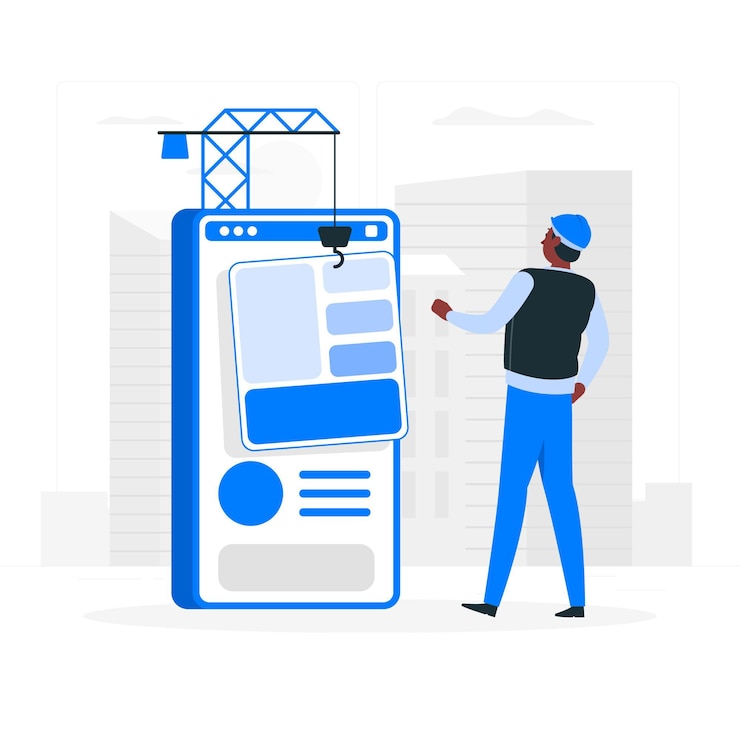 Free Vector software engineer concept illustration