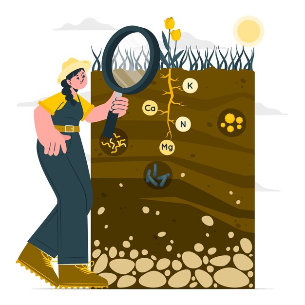 soil fertility concept illustration