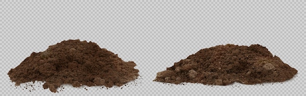 Soil Pile Dirt Mud Or Compost Mound