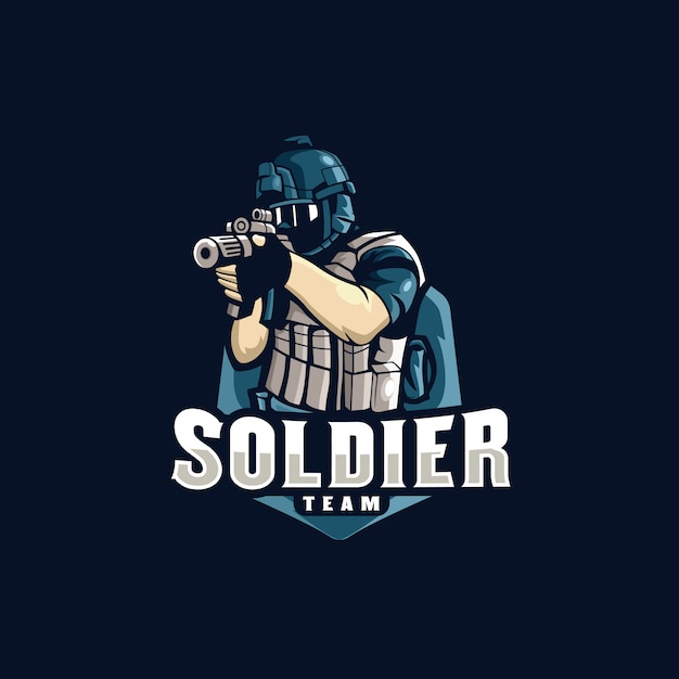 Download Free Soldier Esports Logo Gaming Premium Vector Use our free logo maker to create a logo and build your brand. Put your logo on business cards, promotional products, or your website for brand visibility.