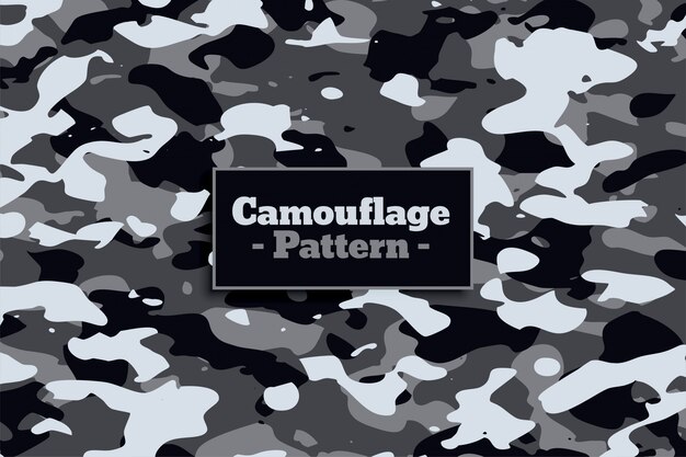 Soldier military camouflage pattern in white and gray shade