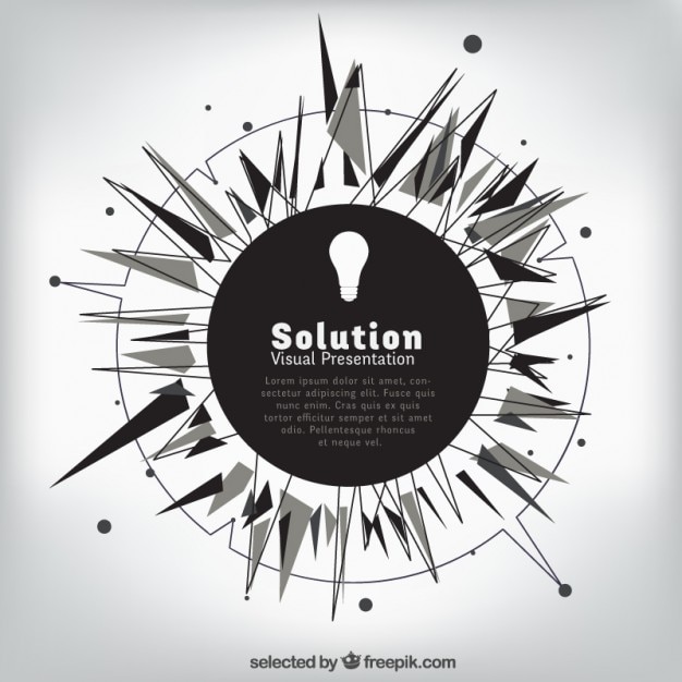 Free Vector solution background