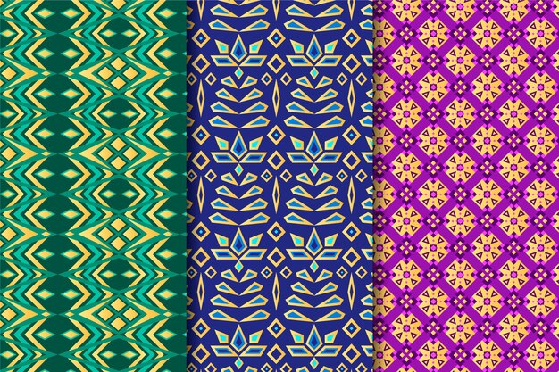 Коллекция паттернов Songket