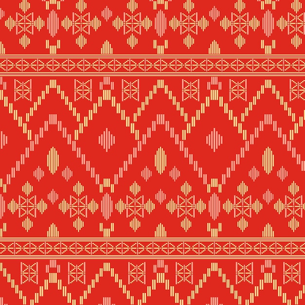 Free vector songket pattern