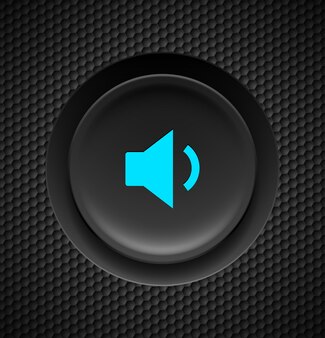 Premium Vector Sound Button Premium Vector Sound Button