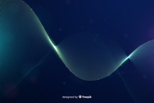 Sound wave background