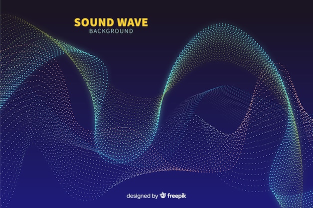 Sound wave background