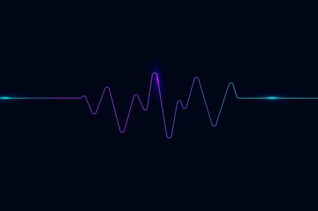 Sound wave black digital background entertainment technology