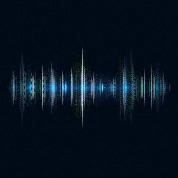 Sound wave equalizer vector design