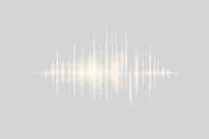 Free vector sound wave gray digital background entertainment technology