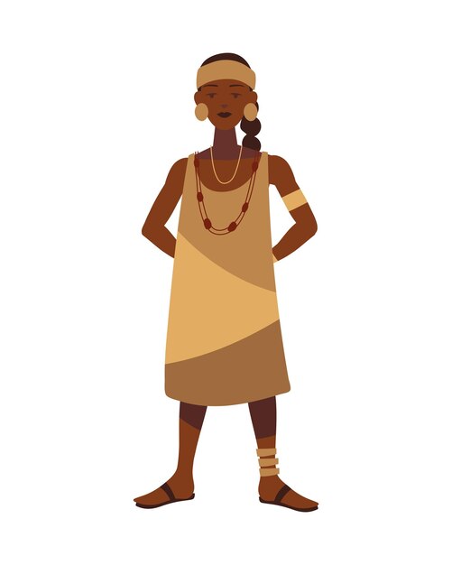 Free vector south africa ethnic woman