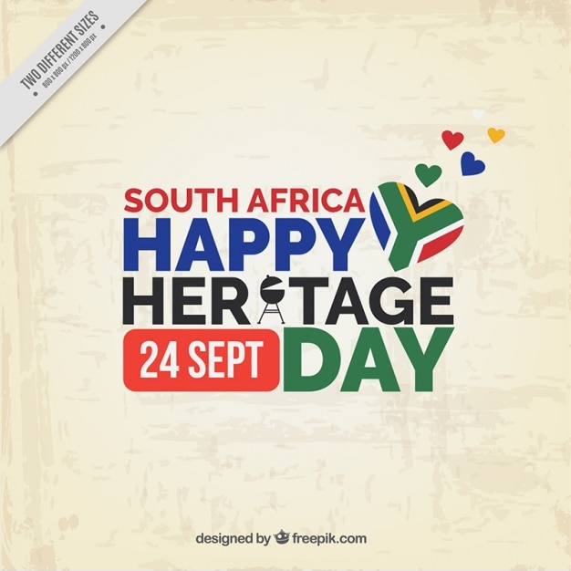 Free vector south africa heritage background