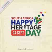 Free vector south africa heritage background