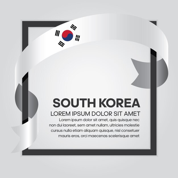 韓国文化のシンボル地図旅行ポスター 無料のベクター