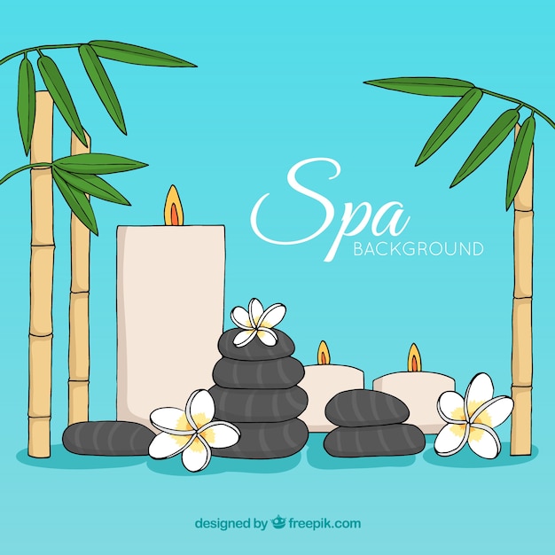 Free vector spa background