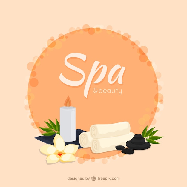 Free vector spa and beauty