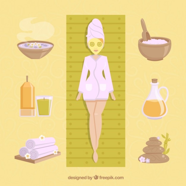 무료 Vector spa 요소 집합