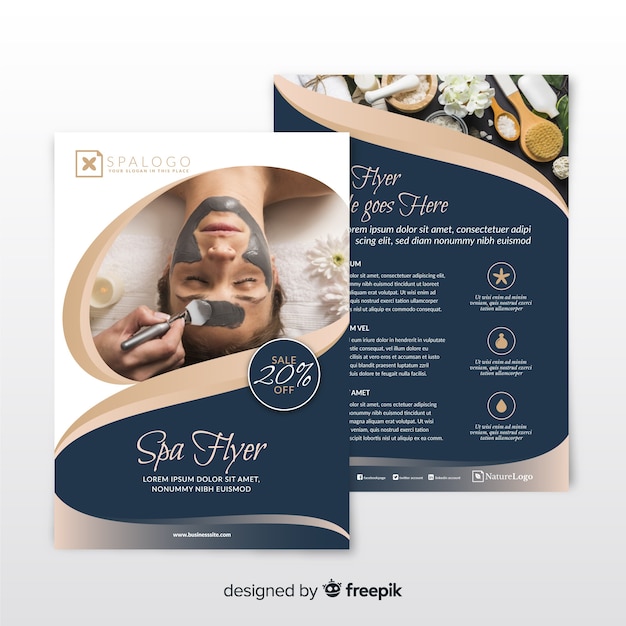 Spa flyer template