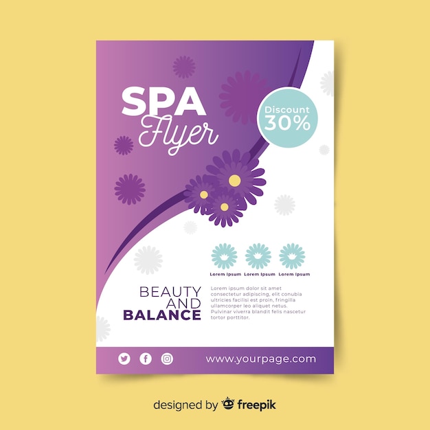 Spa flyer