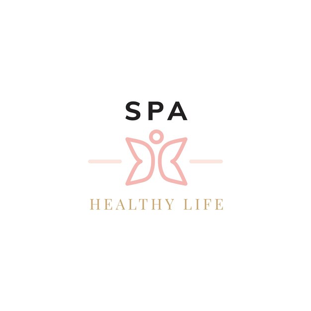 Spa healthy life logo vector