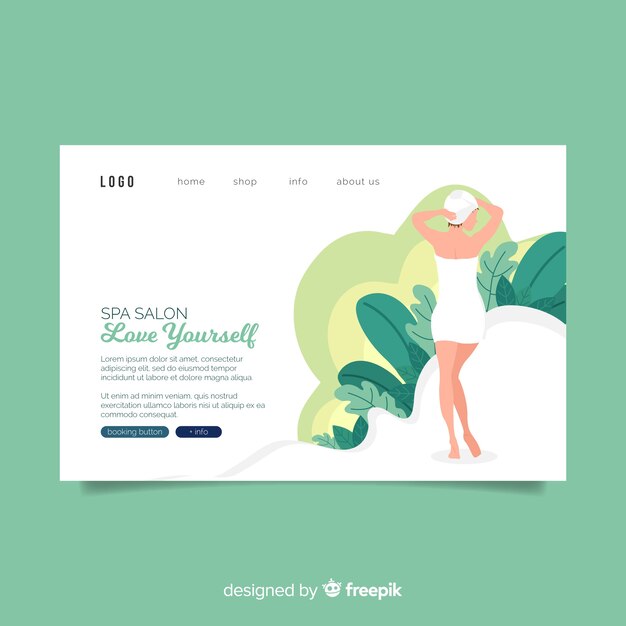 Spa landing page