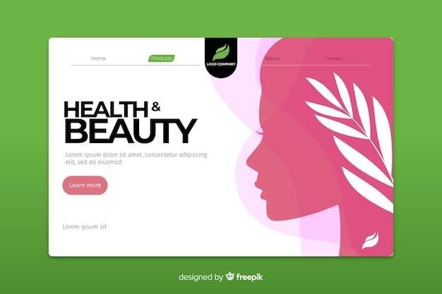 Spa landing page