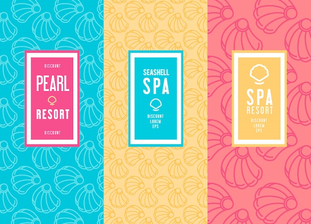 Free vector spa salon logo design.