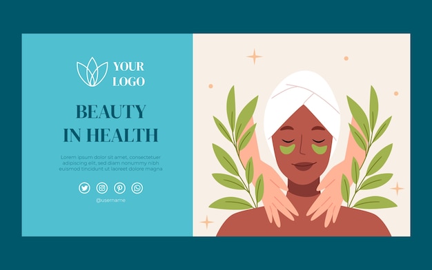 Free vector spa template design