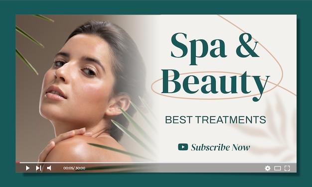 Vettore gratuito progettazione del modello spa