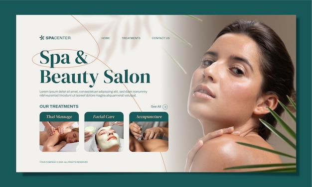 Spa  template design