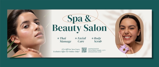 Free vector spa  template design