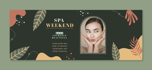 Vettore gratuito progettazione del modello spa