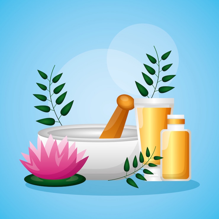 Free Vector spa treatment therapy