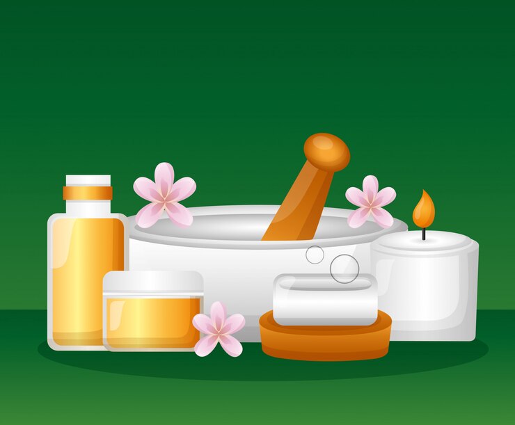 Free Vector spa treatment therapy