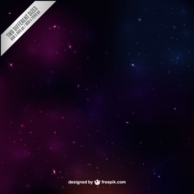 Бесплатное векторное изображение Космическая фон в фиолетовый и розовых тонах