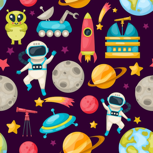 Space Background Pattern