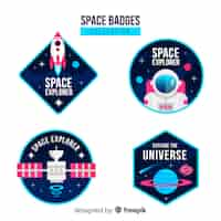 Free vector space label collection