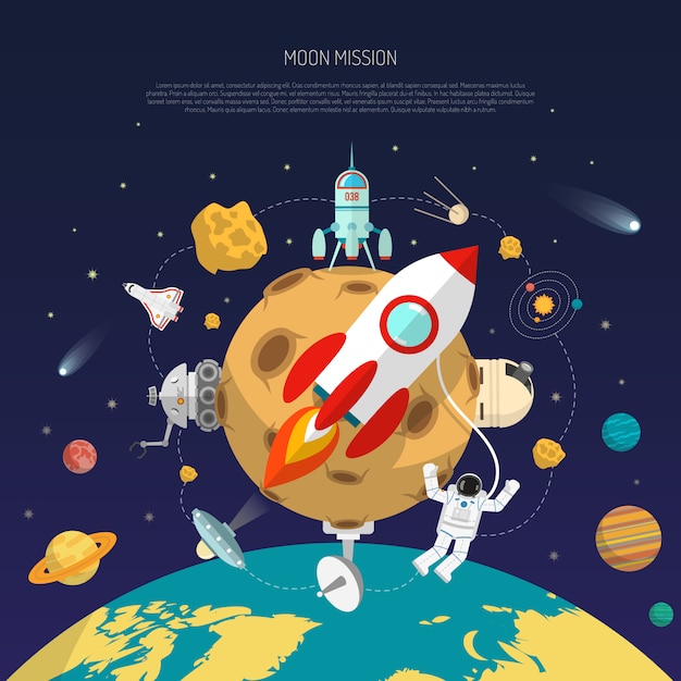 Free vector space mission concept