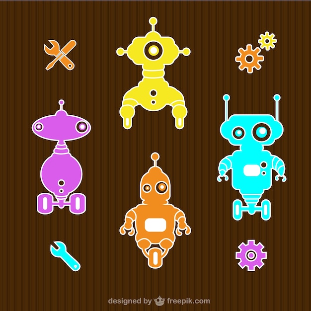 Free vector space robots and tools collection