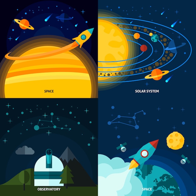 Free vector space and universe flat set