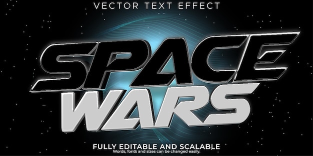 Текстовый эффект космических войн, редактируемое будущее и стиль шрифта texhno