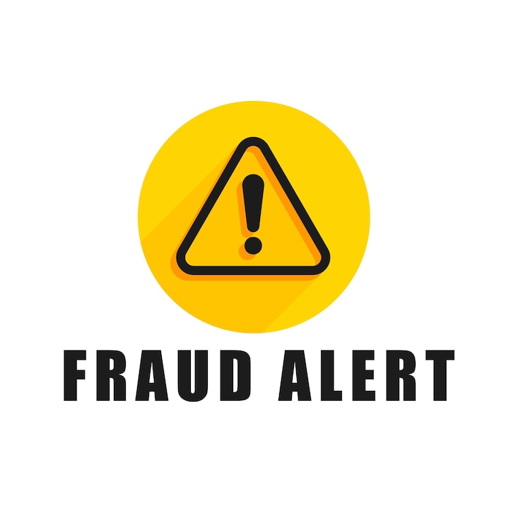 Free Vector spam alert alarm background keep your online data safe